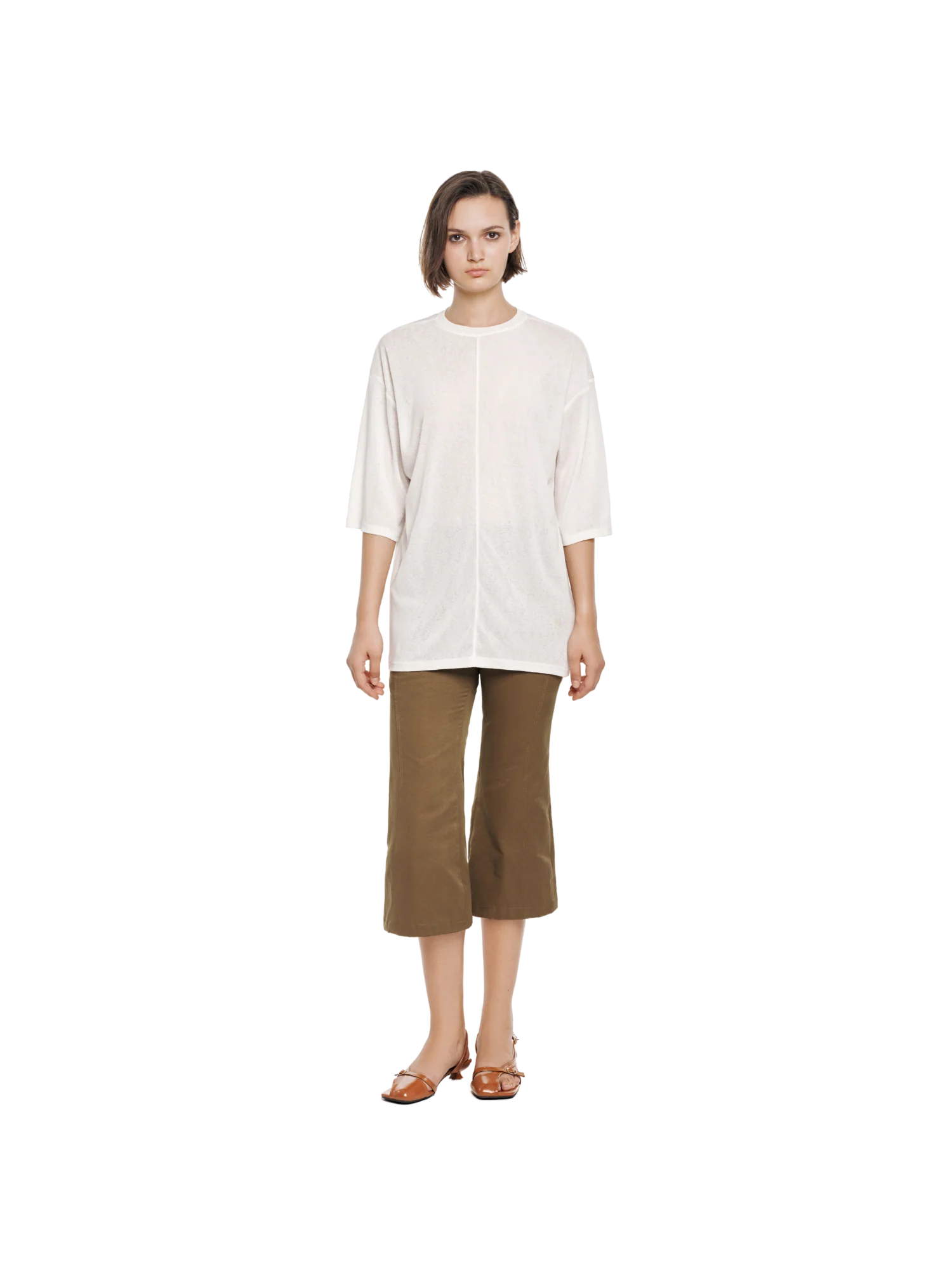 SHEER KNIT T-SHIRT