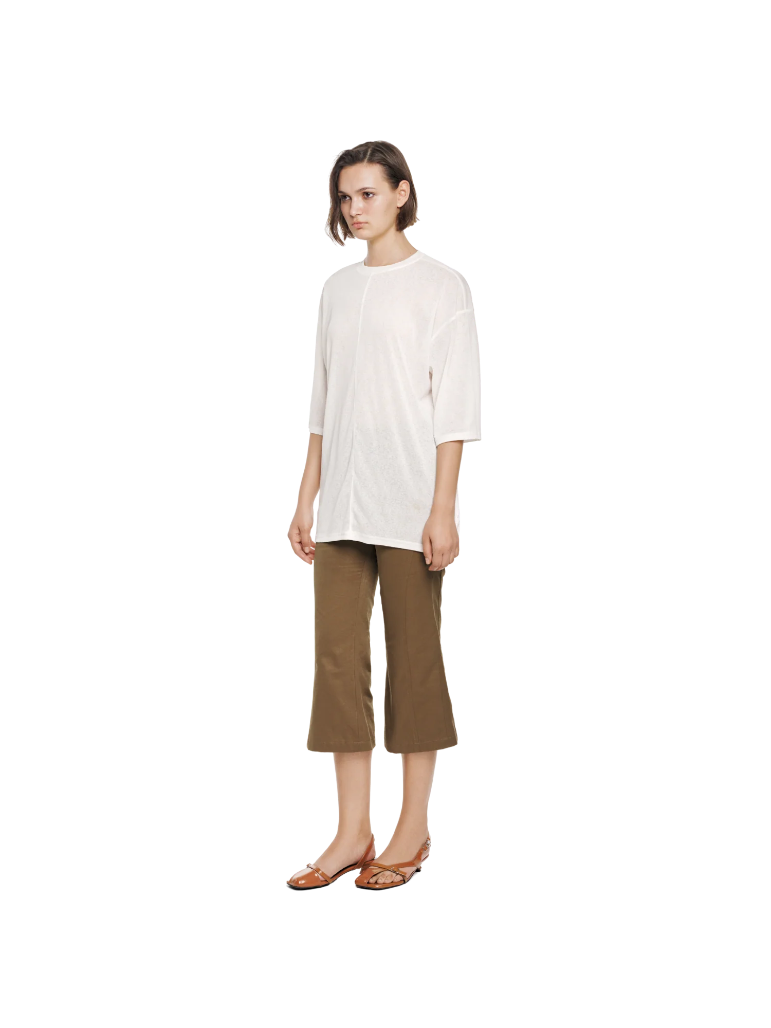 SHEER KNIT T-SHIRT