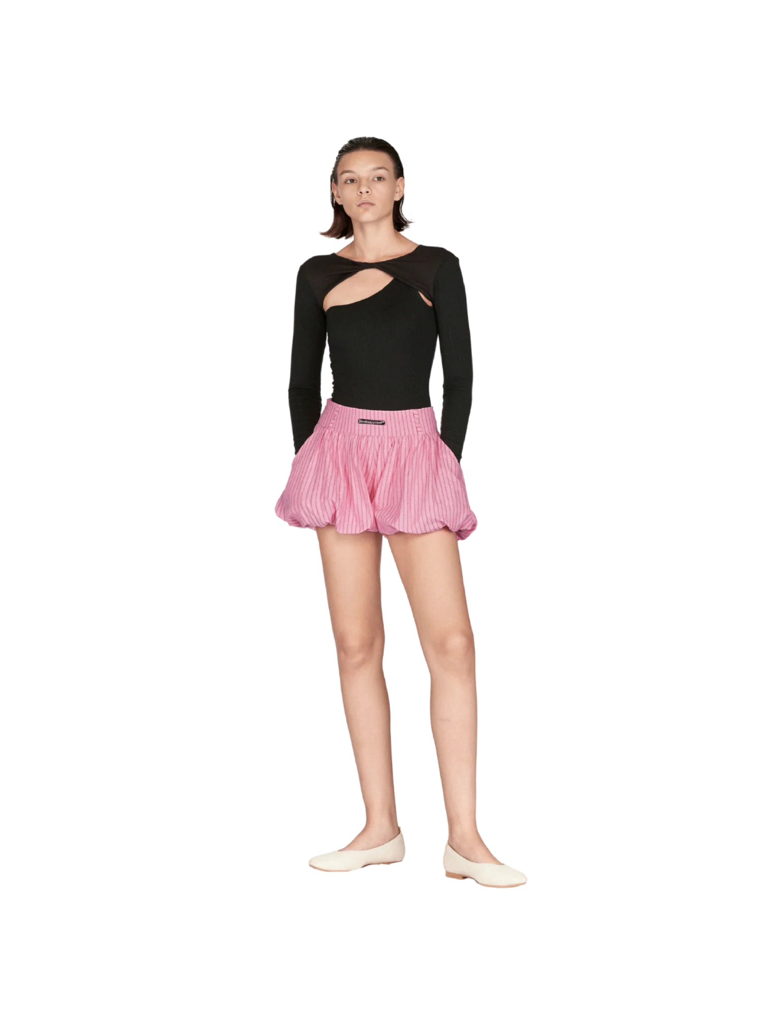 METAL LOGO PUMPKIN SHORTS