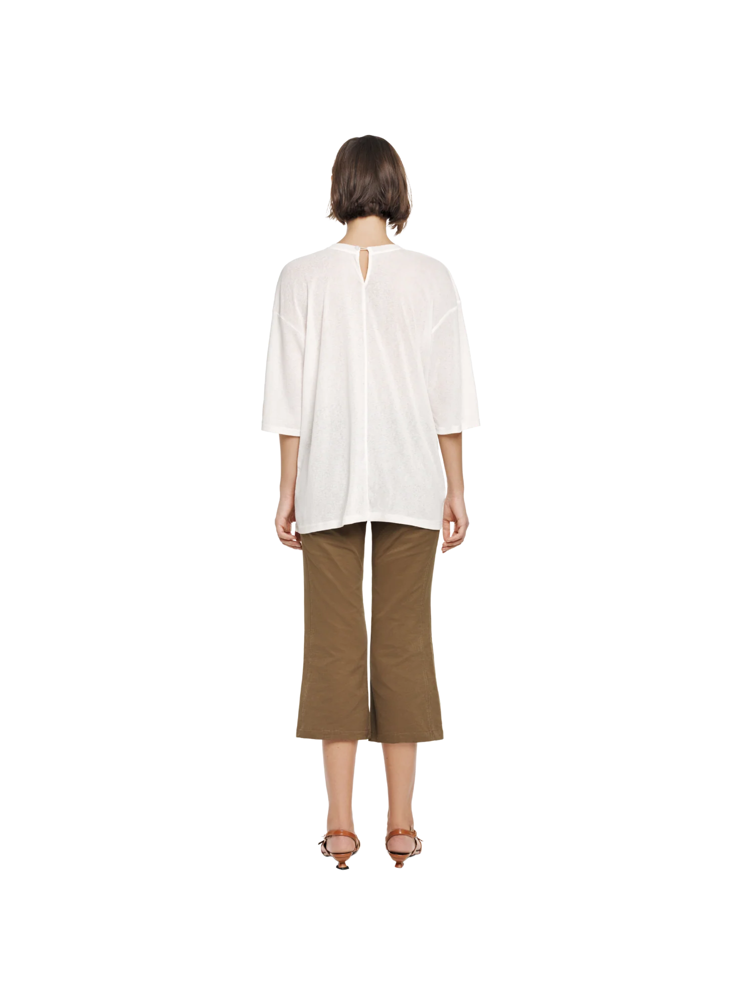 SHEER KNIT T-SHIRT