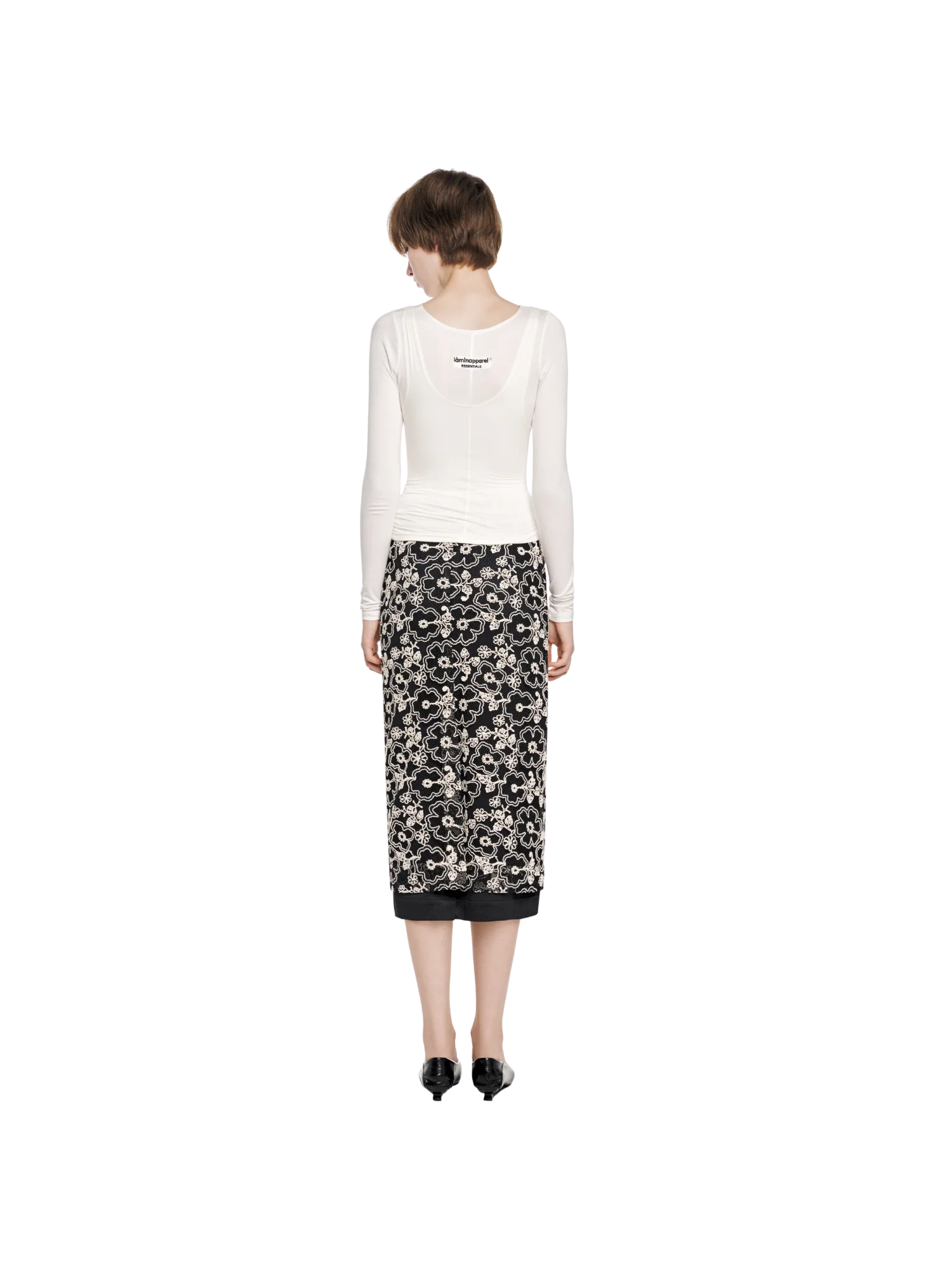 TIE WAIST LAYERED TOP