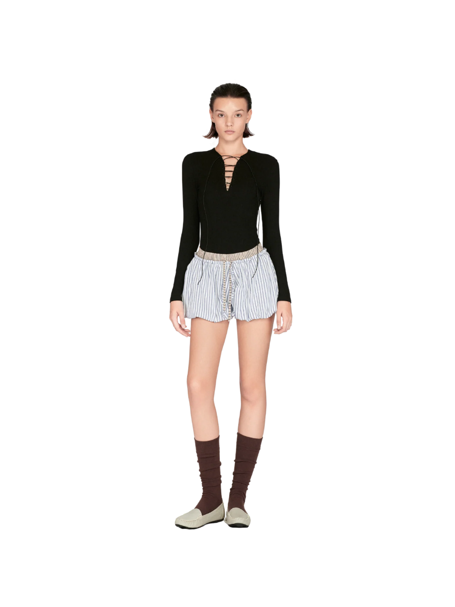 LACE UP BODYSUIT