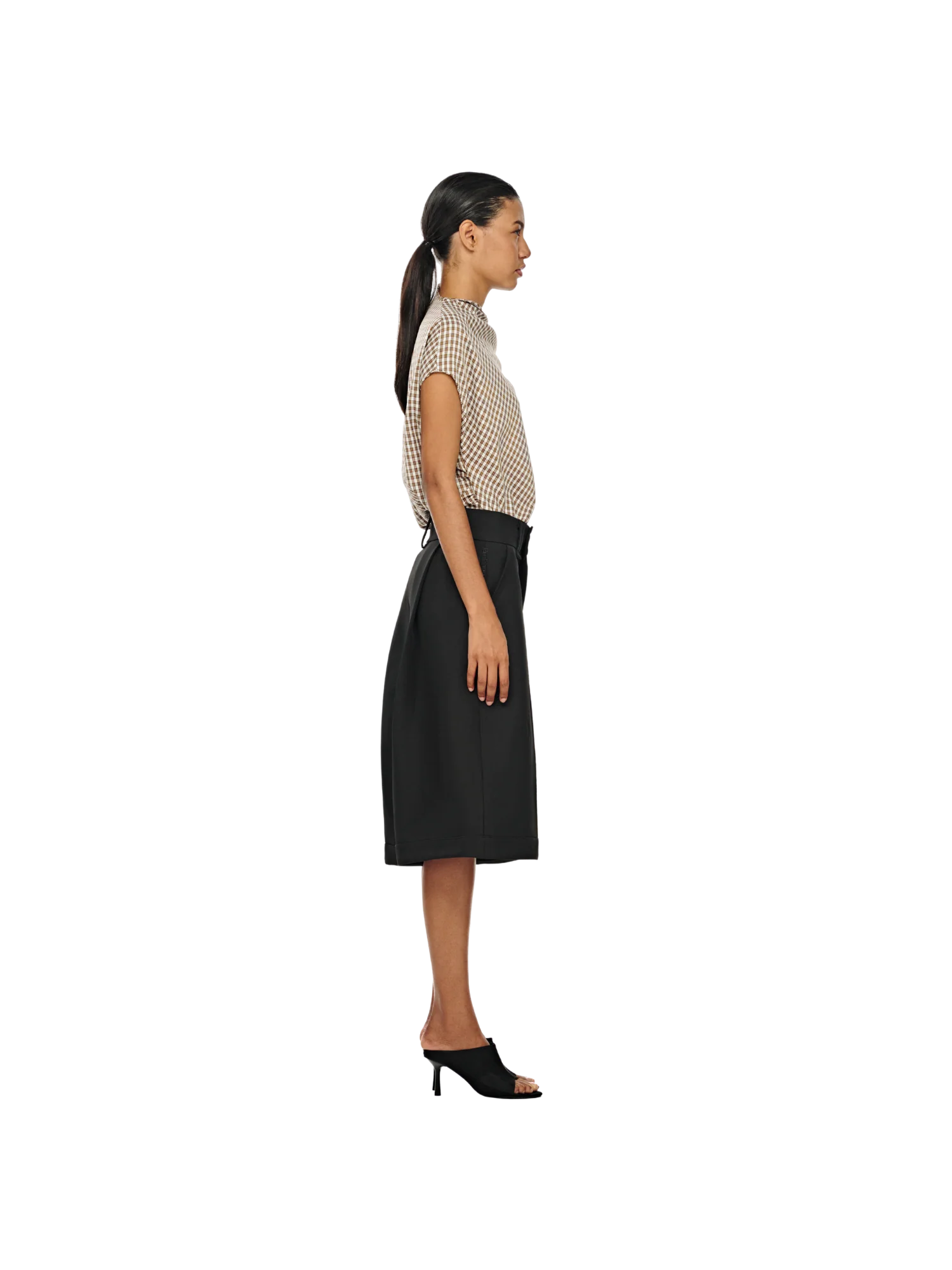 ASYMMETRIC FLY BERMUDA SHORTS
