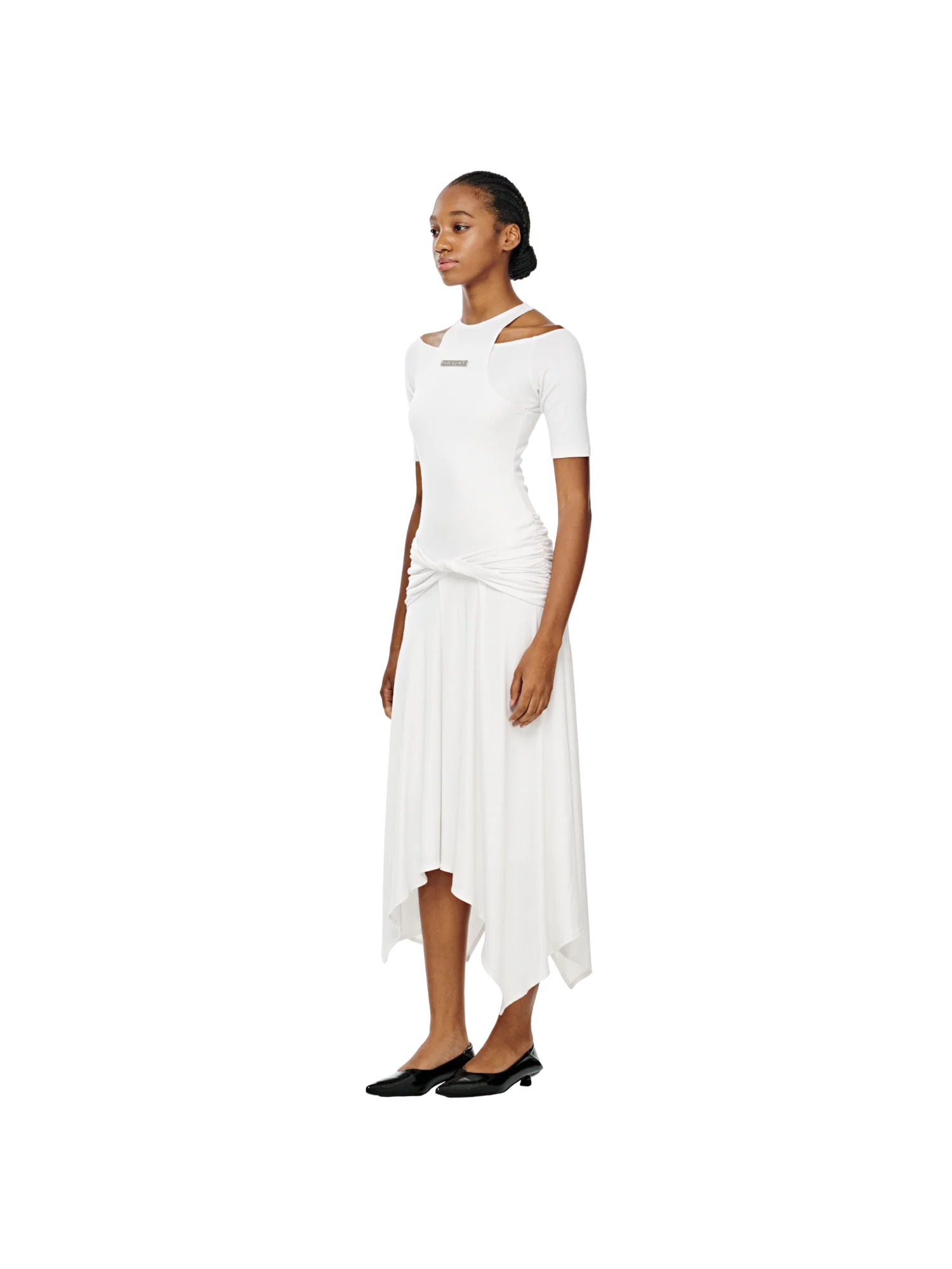TWIST SCULPTED DRESS
