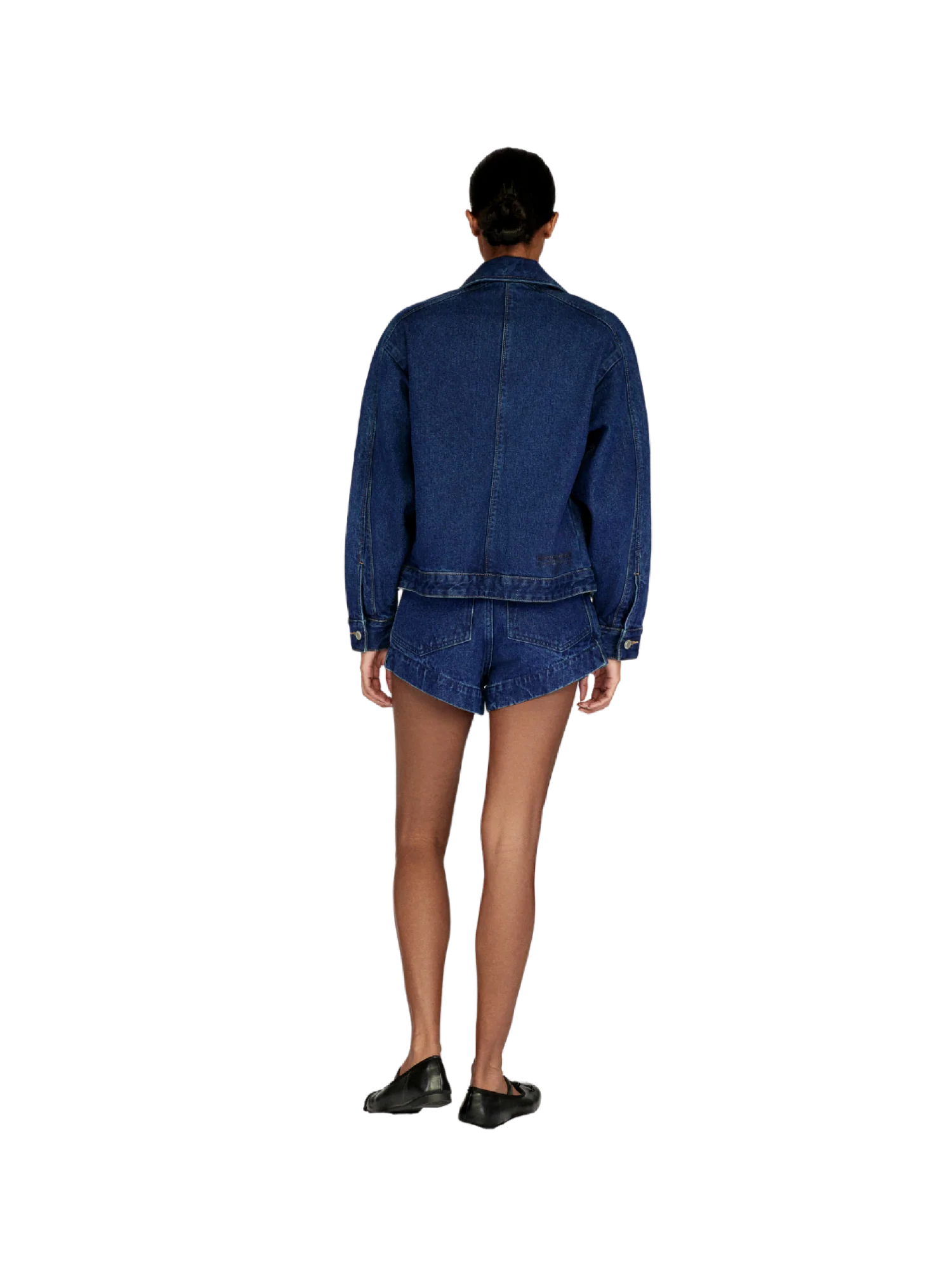A-LINE DENIM SHORTS