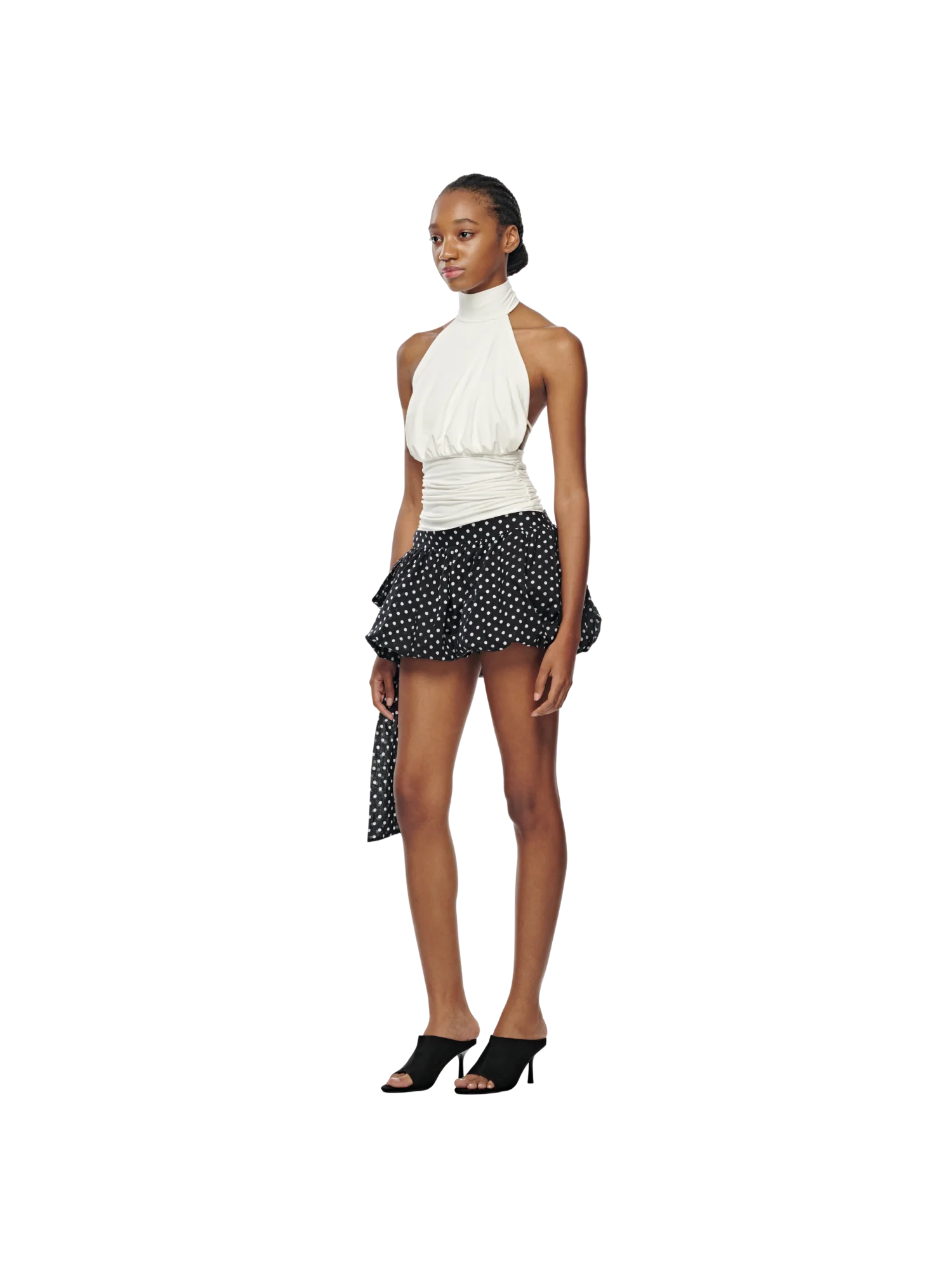 HALTER TURTLENECK TOP