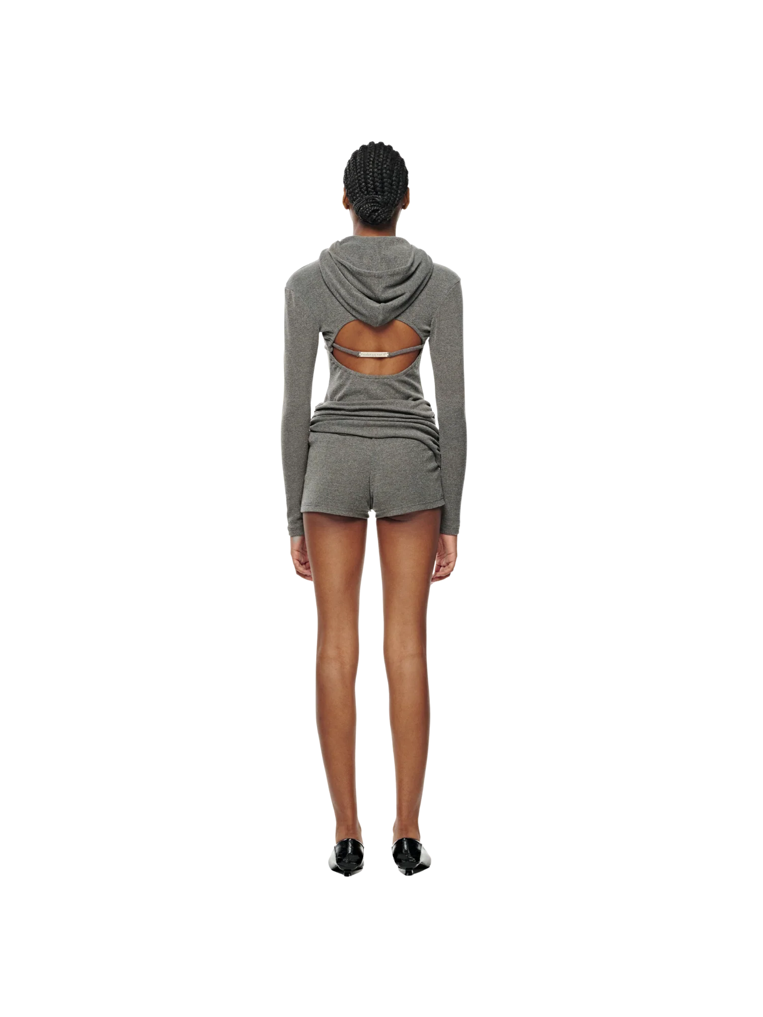 TEXTURED KNIT SHORTS