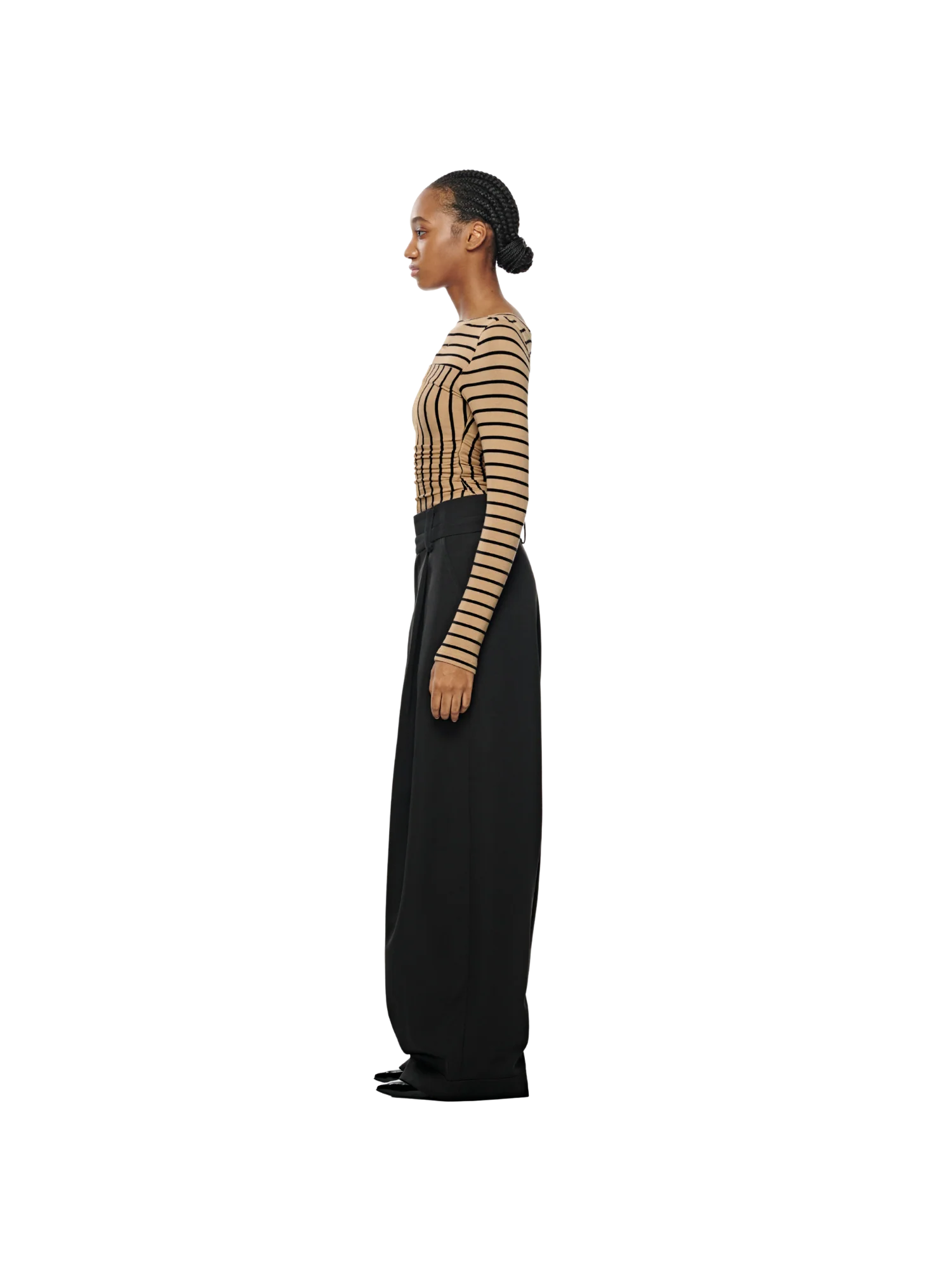 MULTI DIRECTIONAL STRIPED TOP
