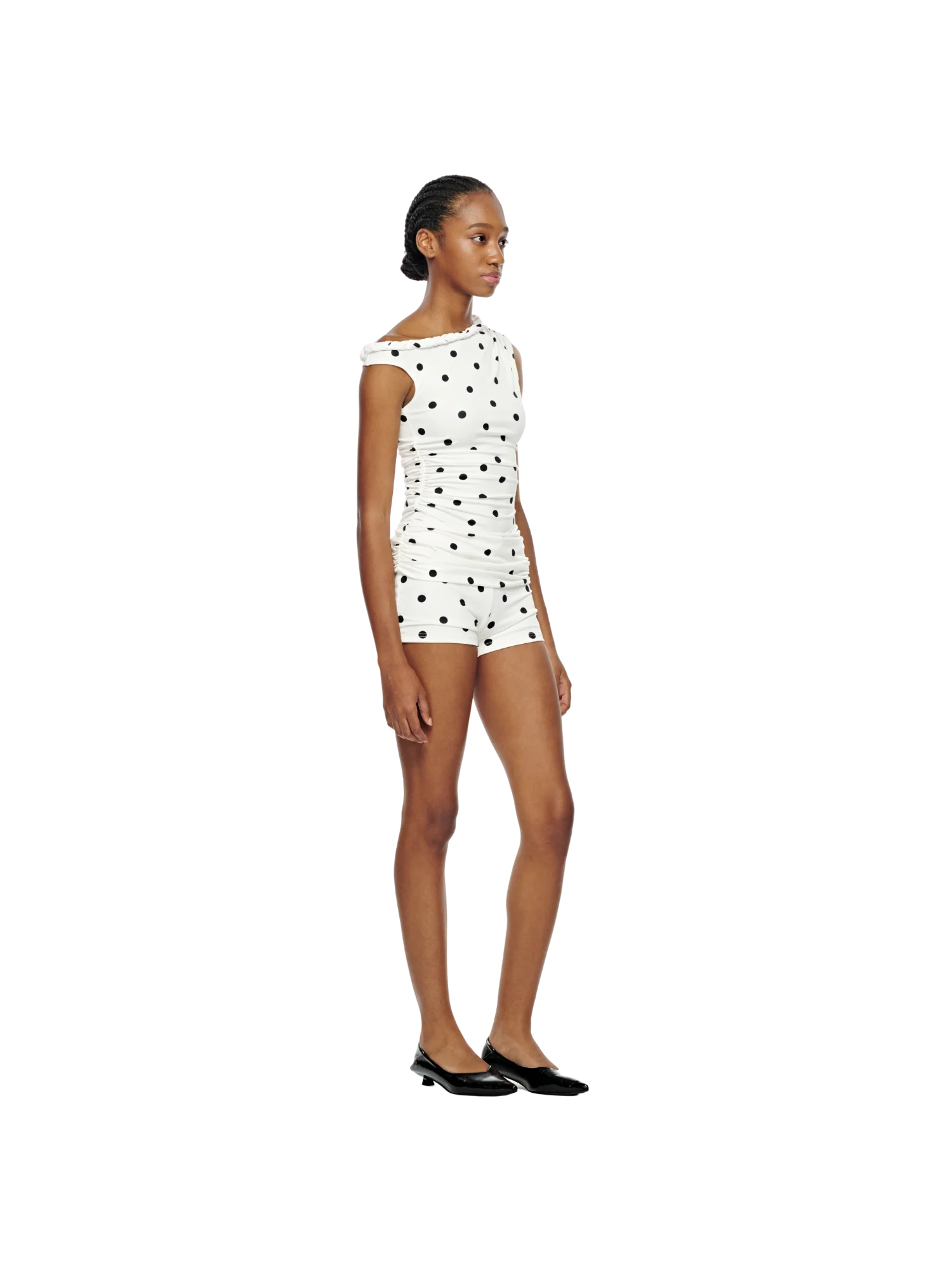 MINI DOT STRETCHY TOP