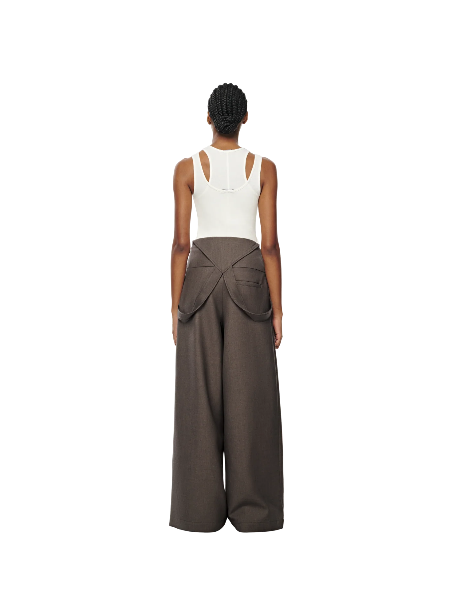 GRAIN KNIT LAYERED TANK TOP