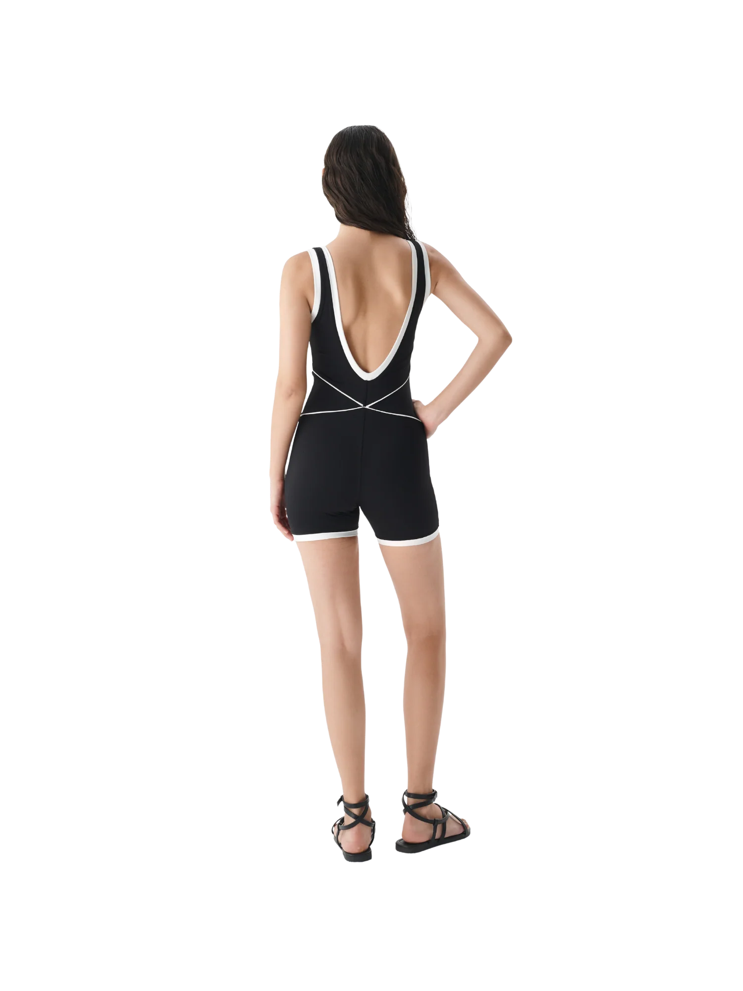 CONTRAST EDGE SPORT ROMPER