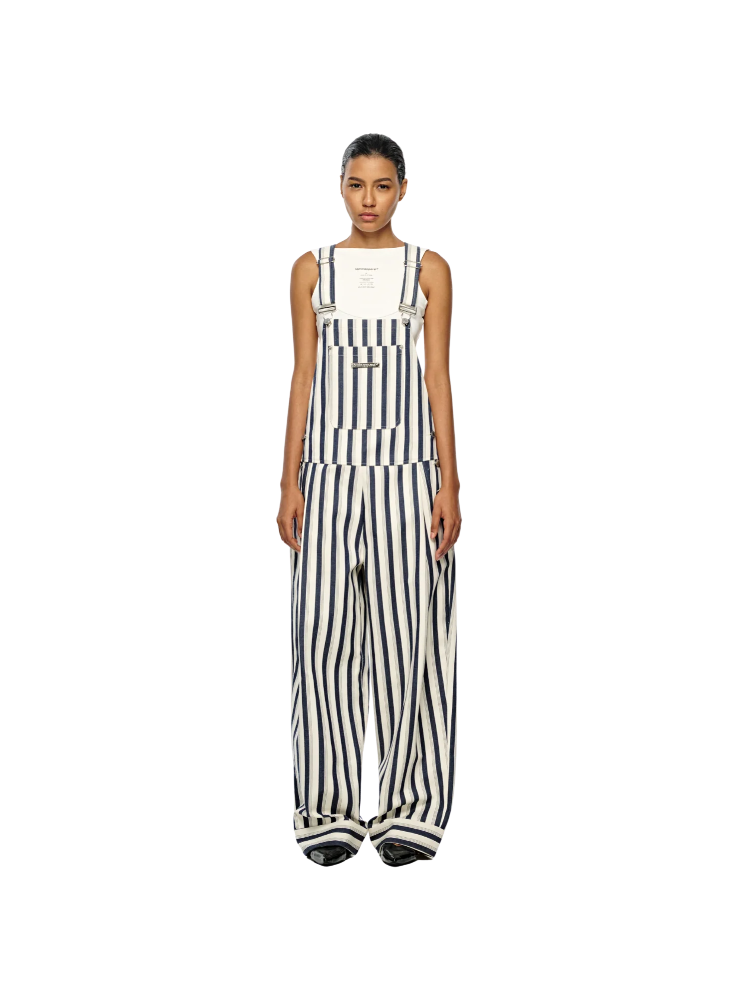 BOLD STRIPED OVERALLS