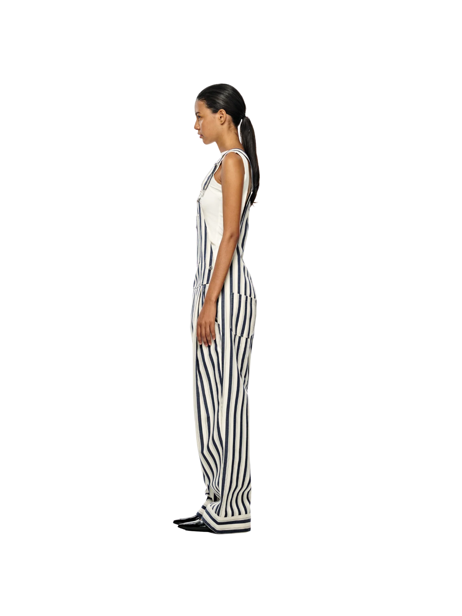 BOLD STRIPED OVERALLS