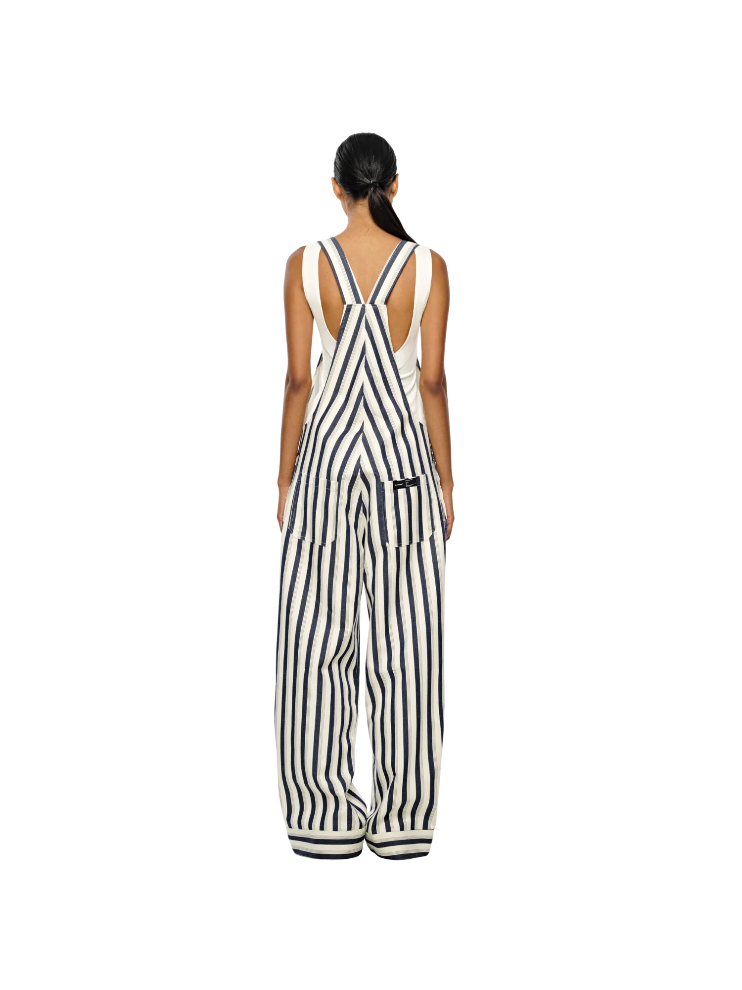 BOLD STRIPED OVERALLS