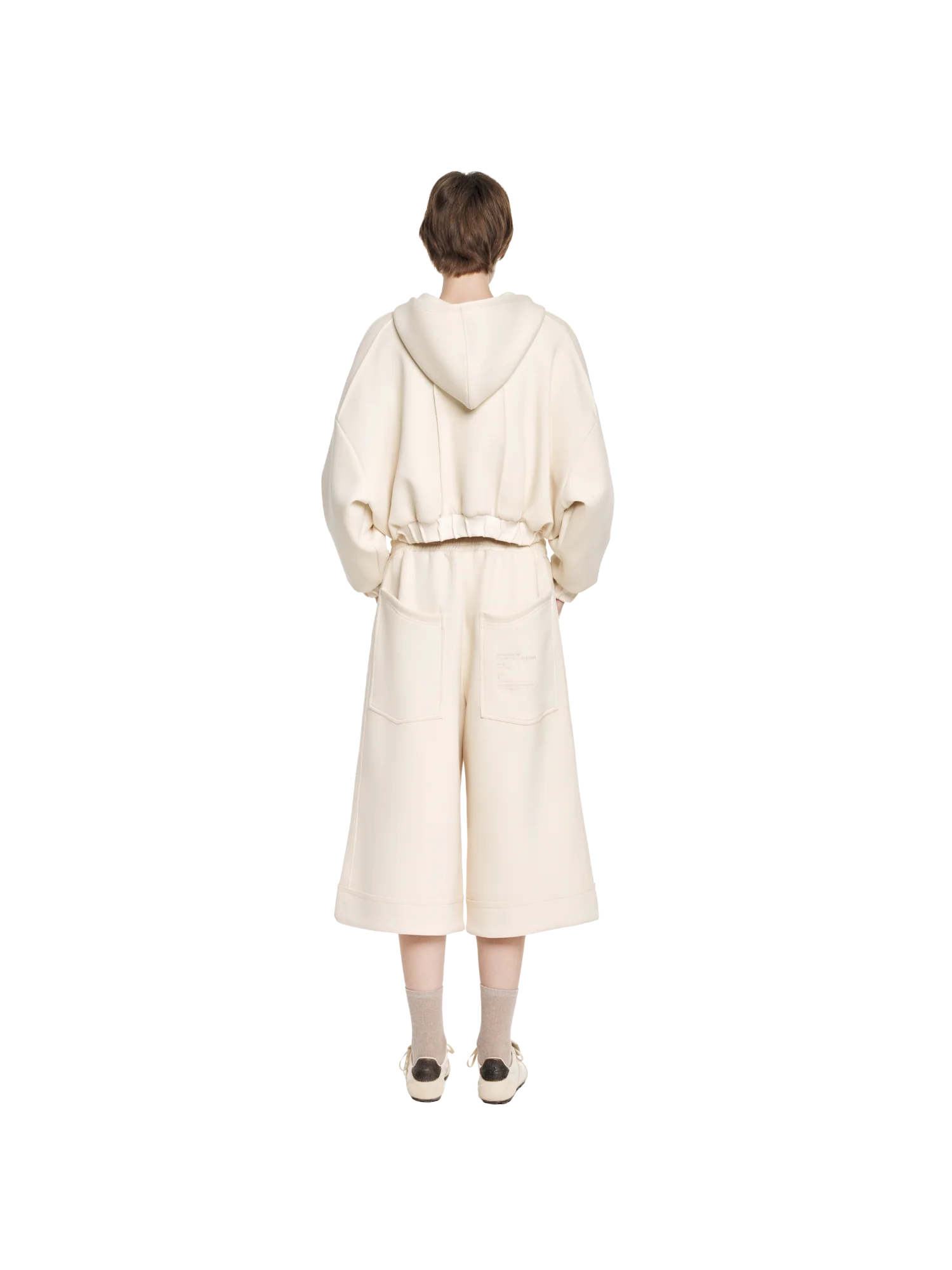 PINTUCK HOODED JACKET