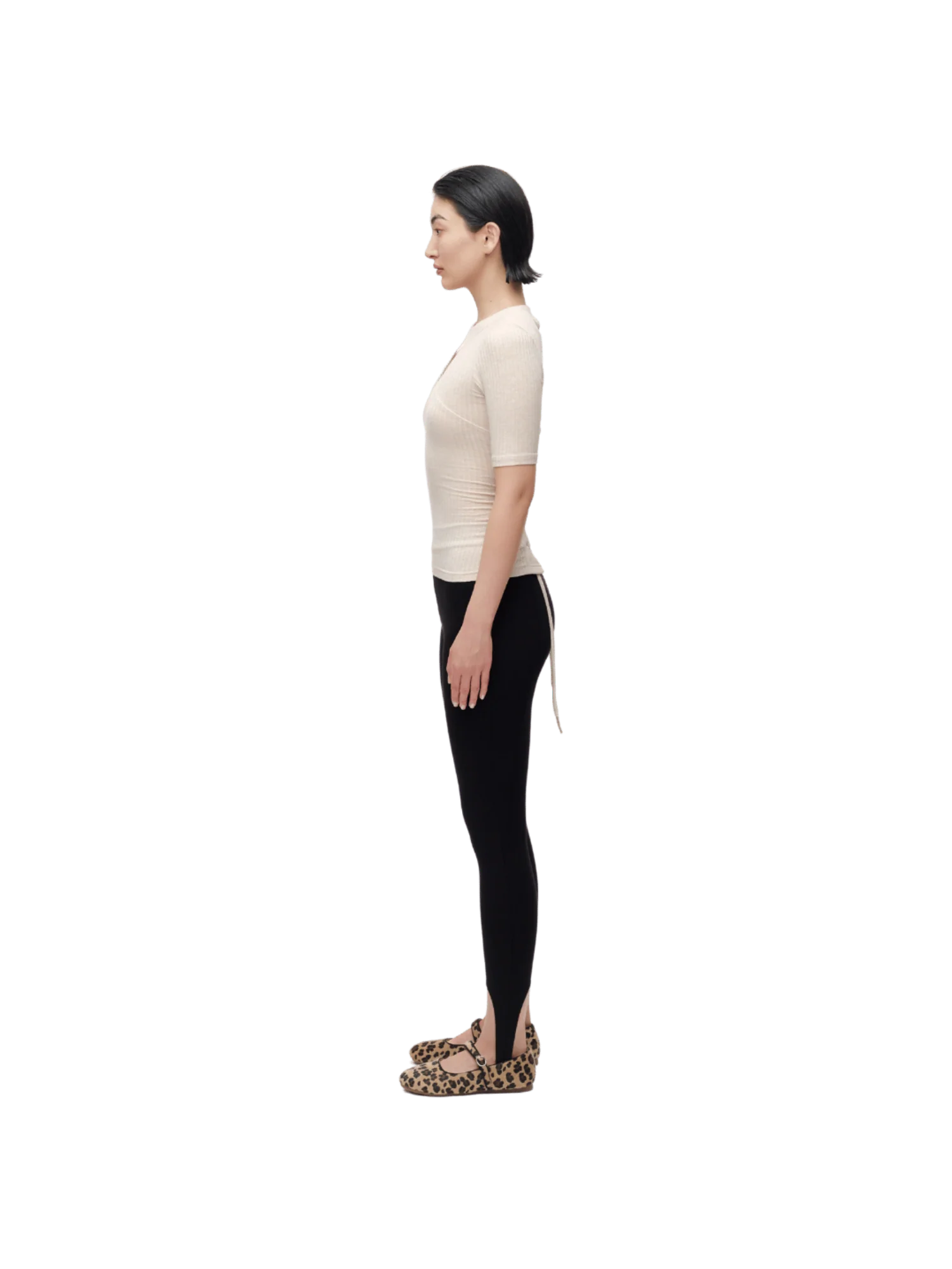 CURVED HEM LEGGINGS