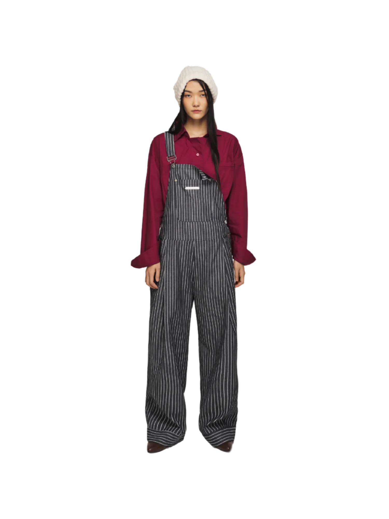 STRIPED OVERALLS