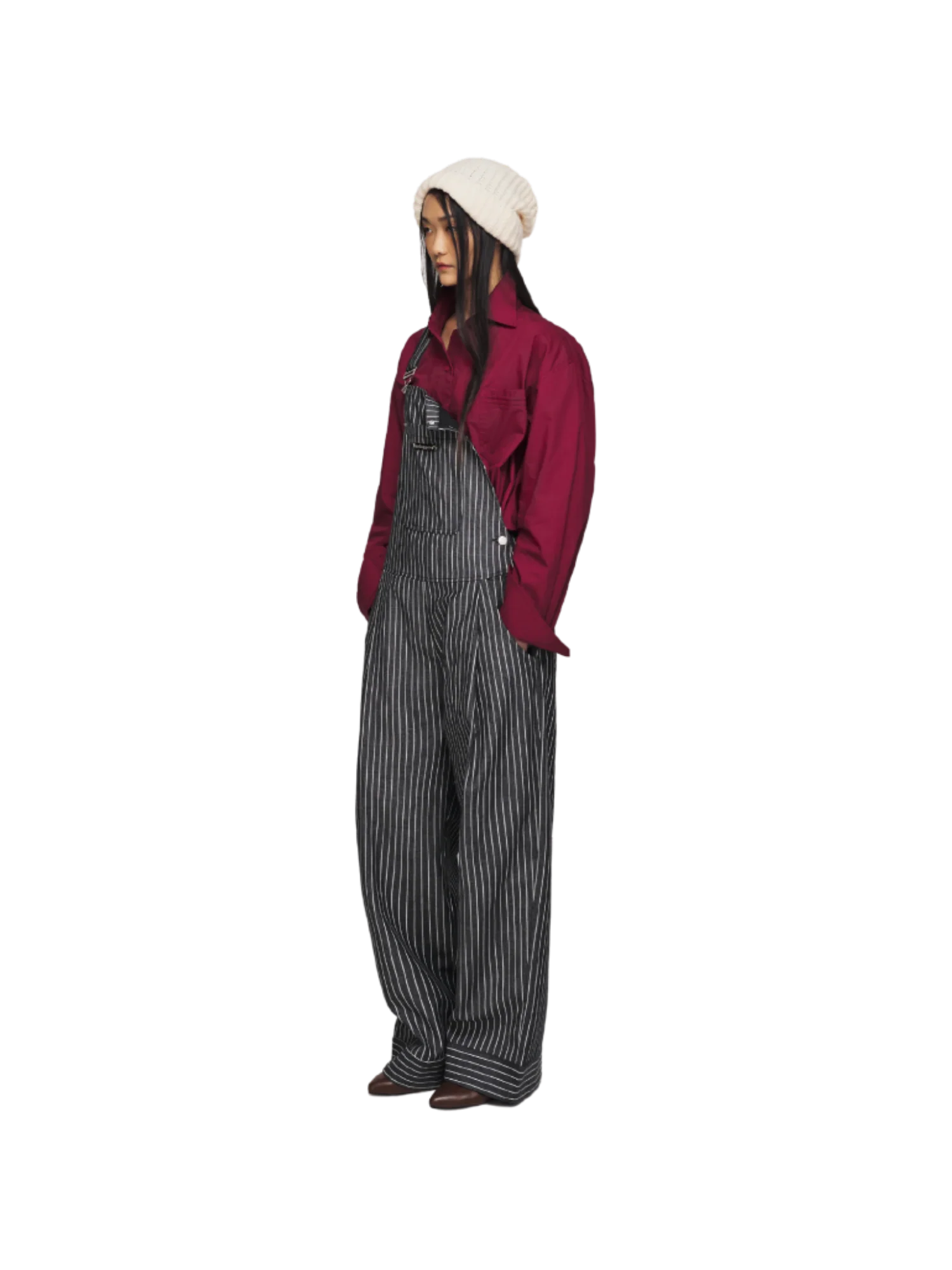 STRIPED OVERALLS