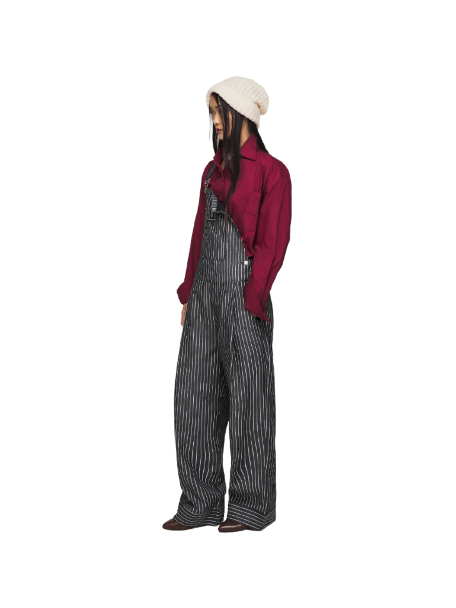 STRIPED OVERALLS