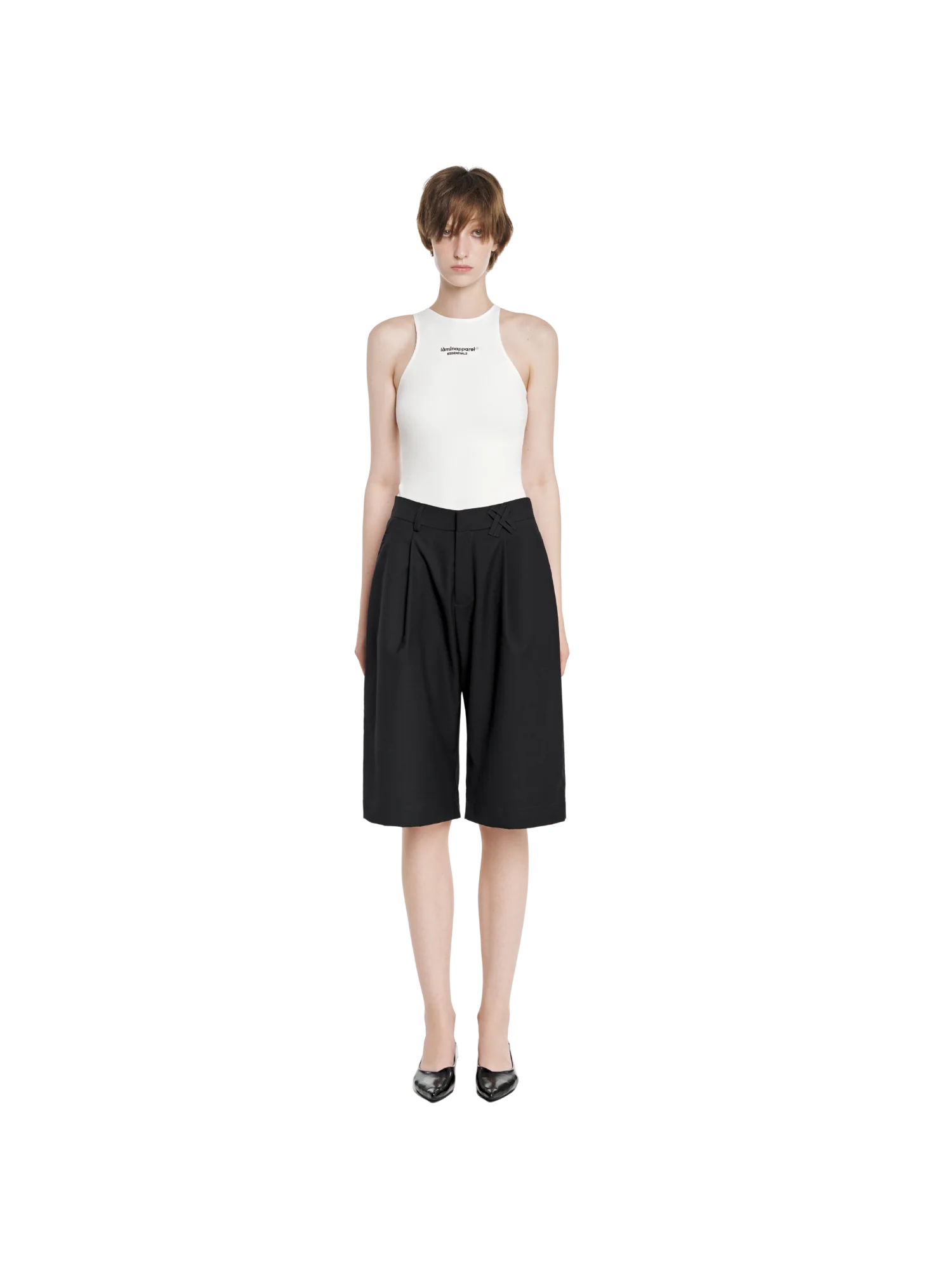 UNEVEN SHOULDER TANK TOP
