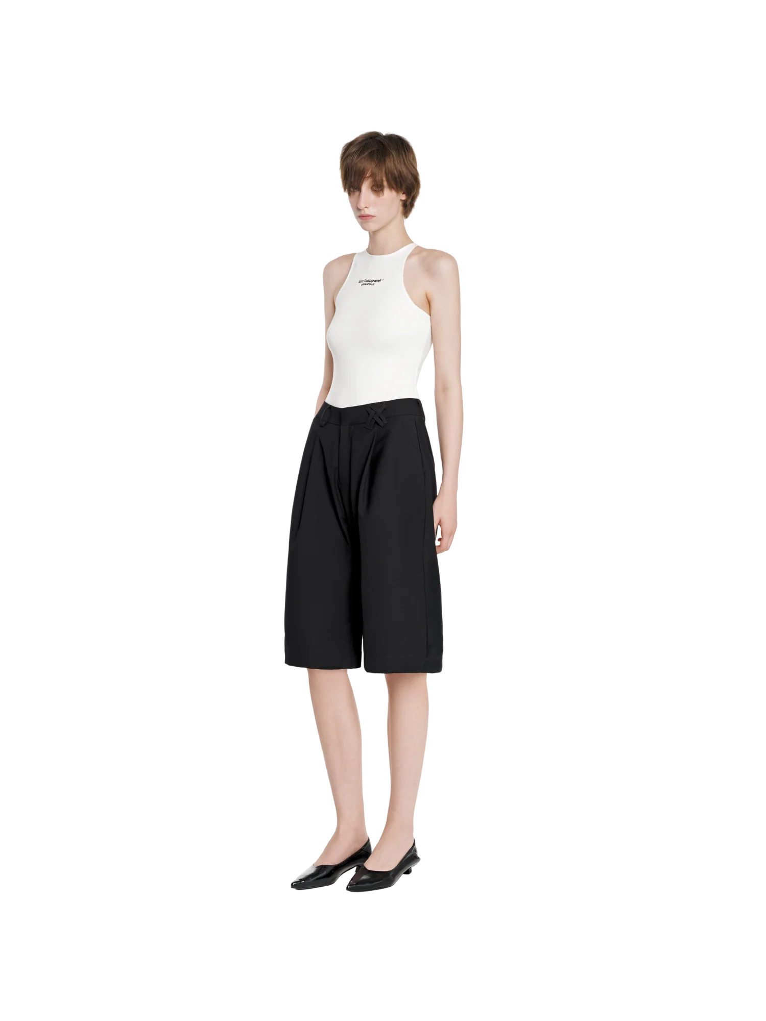 UNEVEN SHOULDER TANK TOP