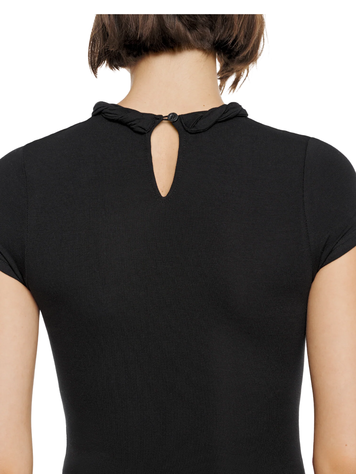 TWIST NECK SLIM FIT BODYSUIT